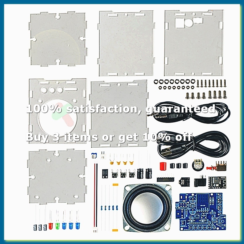Diy Electronics Project Kit - DIY Bluetooth-Lautsprecher-Bausatz Elektronik DIY Lötprojekt Übungs-Lötset