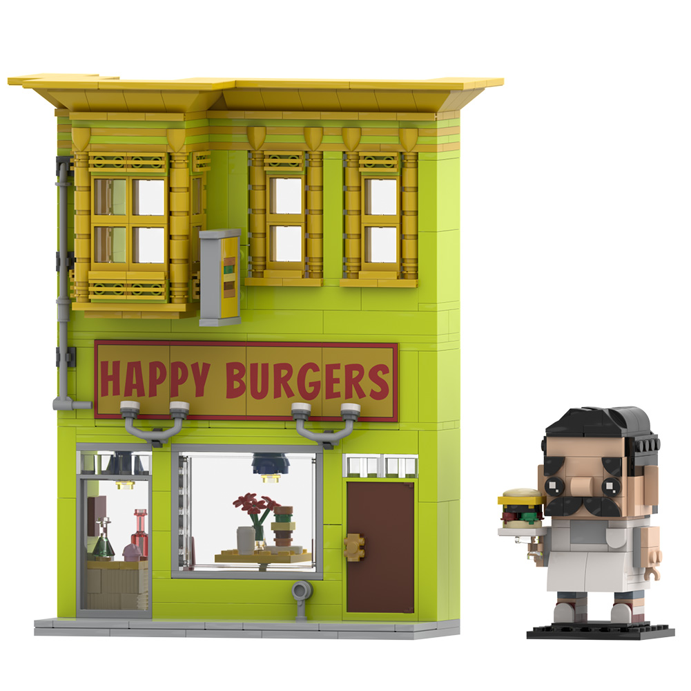 Gobricks MOC Bobs Burgers Baus – Diy Electronics Shop Bewertung und Preis