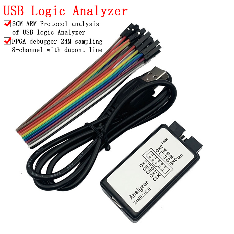 USB-Logik analysator 24MHz 8 K – Logic Analyzer Usb Bewertung und Preis