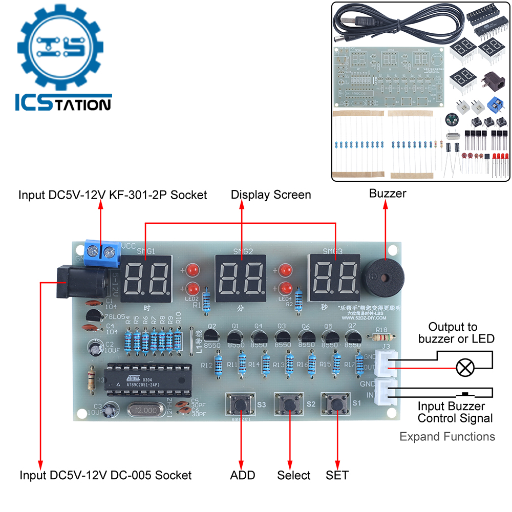 DIY Elektronik Kit 6Bit Rote L – Diy Electronics Learning Kit Bewertung und Preis
