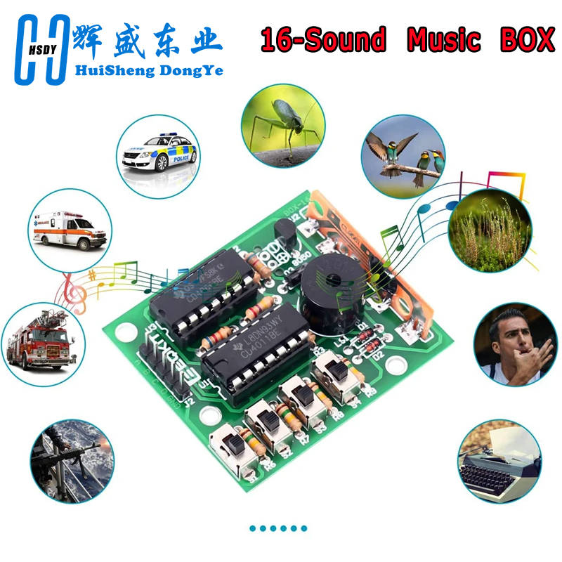 16 Musik-Soundbox BOX-16 Board – Diy Electronics Learning Kit Bewertung und Preis