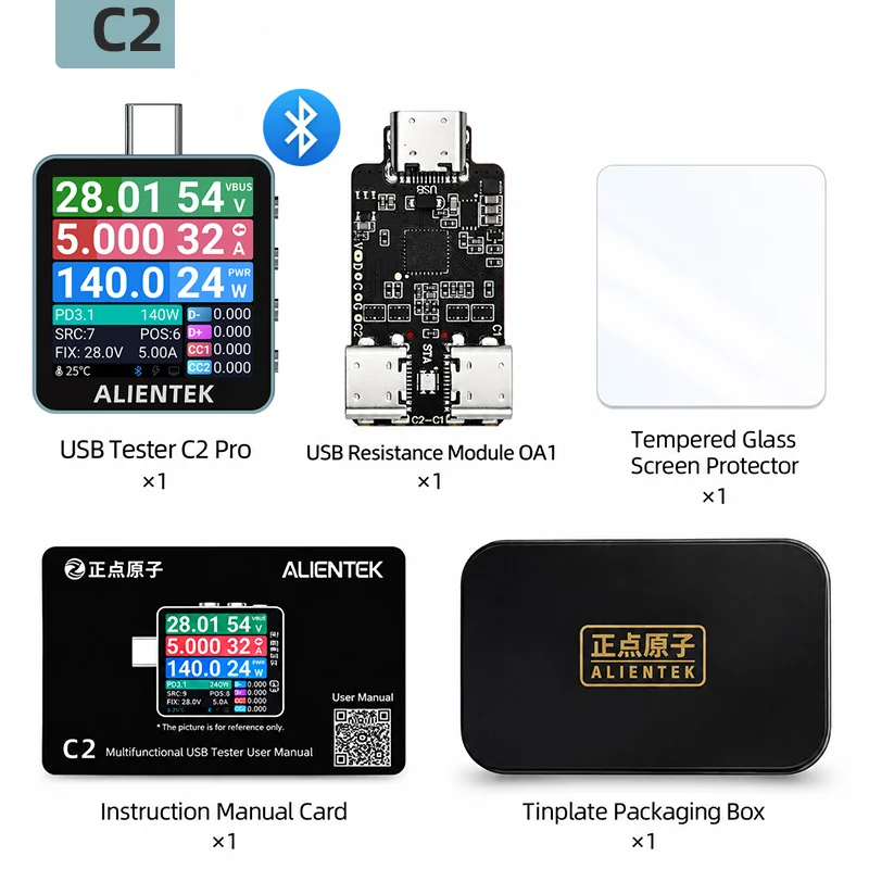 ALIENTEK C2 Farbdisplay-Tester – Logic Analyzer Usb Bewertung und Preis
